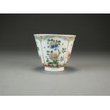 A Chinese famille verte cup, 18th Century,