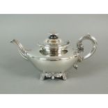 A William IV silver teapot, Barnard Brothers, London 1834,