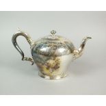 A William IV silver teapot, Barnard Brothers, London 1835,