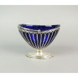 A silver swing handled Adams style bon bon dish, Chester 1910,