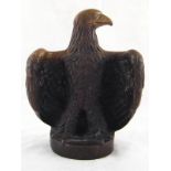 A cast bronze eagle. Ht.