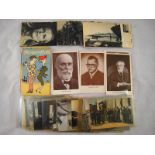 Over fifty Israeli postcards, military, portrait, glamour and humorous.