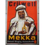 A large German poster for tobacco. 60x84cm.