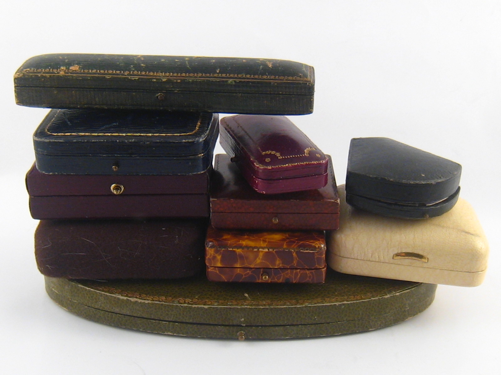 A collection of ten jewellery boxes,