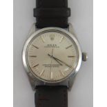 ROLEX, Oyster Perpetual, a gentleman's stainless steel automatic wristwatch, ref. 1002, no.