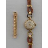 Vertex Revue, a 1960s lady's 9 carat gold manual wind wristwatch,