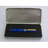 ACME, ‘Geometri’ by Verner Panton, a chrome and lacquer fountain pen, with medium nib and