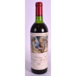 A BOTTLE OF CHATEAU MOUTON ROTHSCHILD 1973.