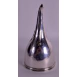 A GEORGE III SILVER WINE FUNNEL with unusual drip silvered decoration. London 1801. 157 grams. 6.