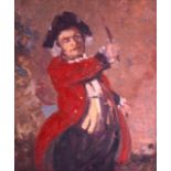 Brown Gibson (C1900) Oil on canvas, 'Composer'. Image 12ins x 14ins.