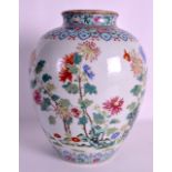 A GOOD CHINESE PORCELAIN FAMILLE ROSE BALUSTER JAR Daoguang mark and probably of the period,