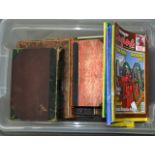 A BOX OF VARIOUS EPHEMERA including various books etc. (qty)