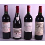 FOUR BOTTLES OF RED WINE including 2002 Rousseau etc. (4)