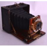 A LATE 19TH CENTURY 'KAMREX PATENT' CAMERA retailed by S Lancaster and Son of Birmingham. Case 5.