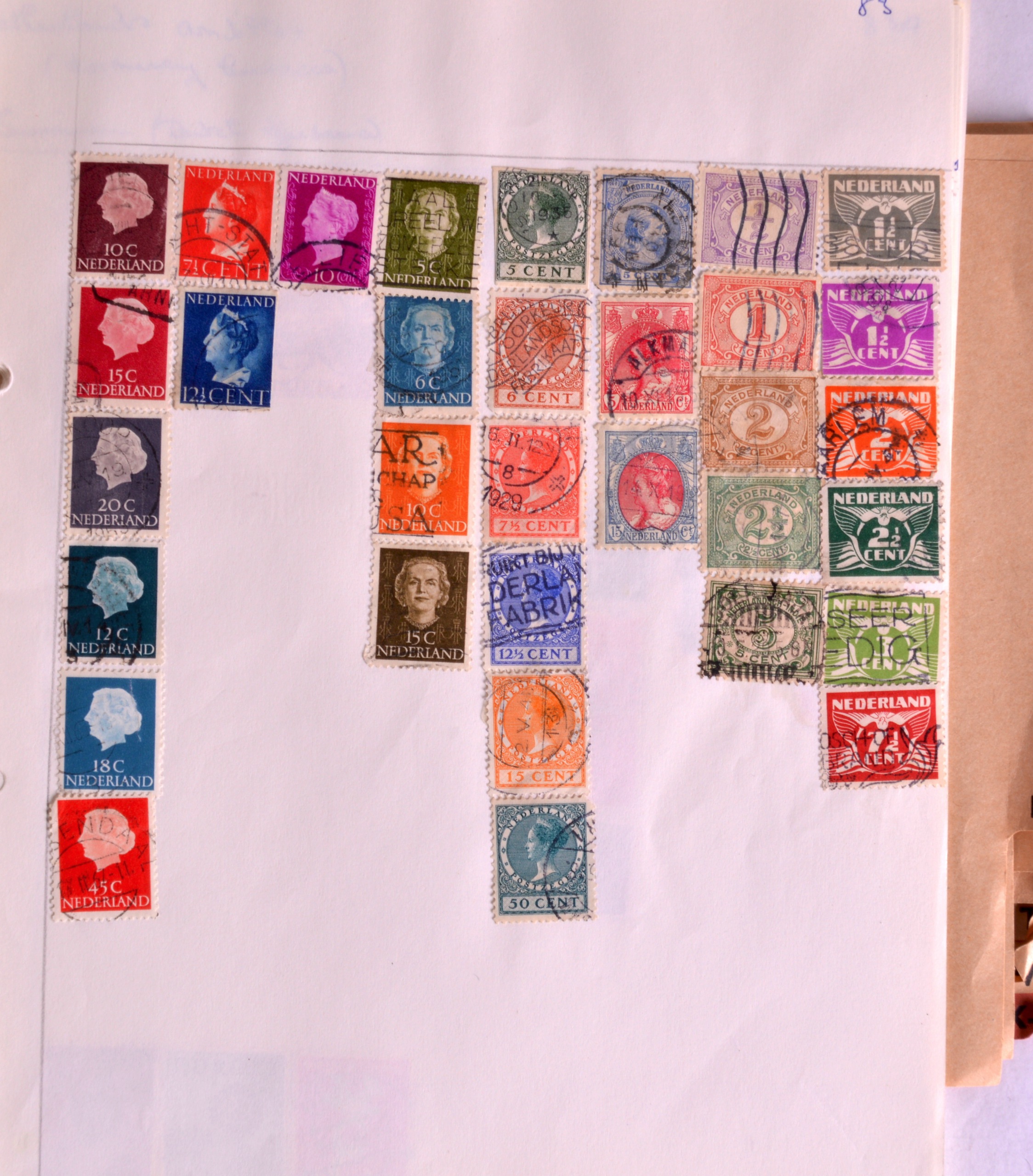 A COLLECTION OF STAMPS contained within 2 albums and also loose in boxes. (qty) - Image 6 of 7