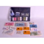 A COLLECTION OF STAMPS contained within a plastic wallet, mainly high values to include 10p to £5