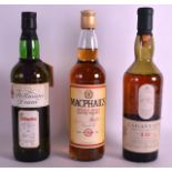 THREE BOTLES OF WHISKEY The Stillmans Dam, Lagavulin 16 years & Macphails 30 year old single