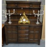 A RETRO ERCOL KITCHEN DRESSER. 4Ft 8ins wide.