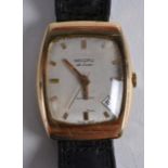A VINTAGE 1960S RECORD AUTOMATIC WRISTWATCH. 1.25ins wide.