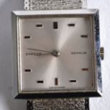 A Ladies Sarcar Swiss Wristwatch. 1.25 inches wide.