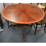 AN EDWARDIAN DESIGN BREAKFAST TABLE. 4Ft wide.