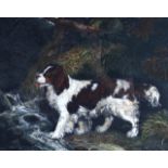 "The Spaniel", print. 1ft 4ins x 1ft 1ins