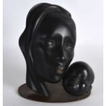 A LOVELY AUSTRIAN HAGENAUER BRONZE STUDY OF A FEMALE of stylish form, upon an oval plinth. 6.5ins