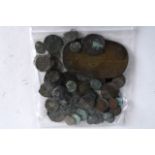 A COLLECTION OF VARIOUS EARLY COINS etc. (qty)