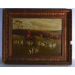 E Foster (C1950) Oil On Canvas, Framed, 'Foxhunting', together with another framed watercolour. (2)