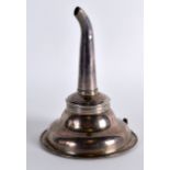 AN EARLY 19TH CENTURY ENGLISH SILVER WINE FUNNEL. London 1810. 77.2 grams. 5.25ins high.