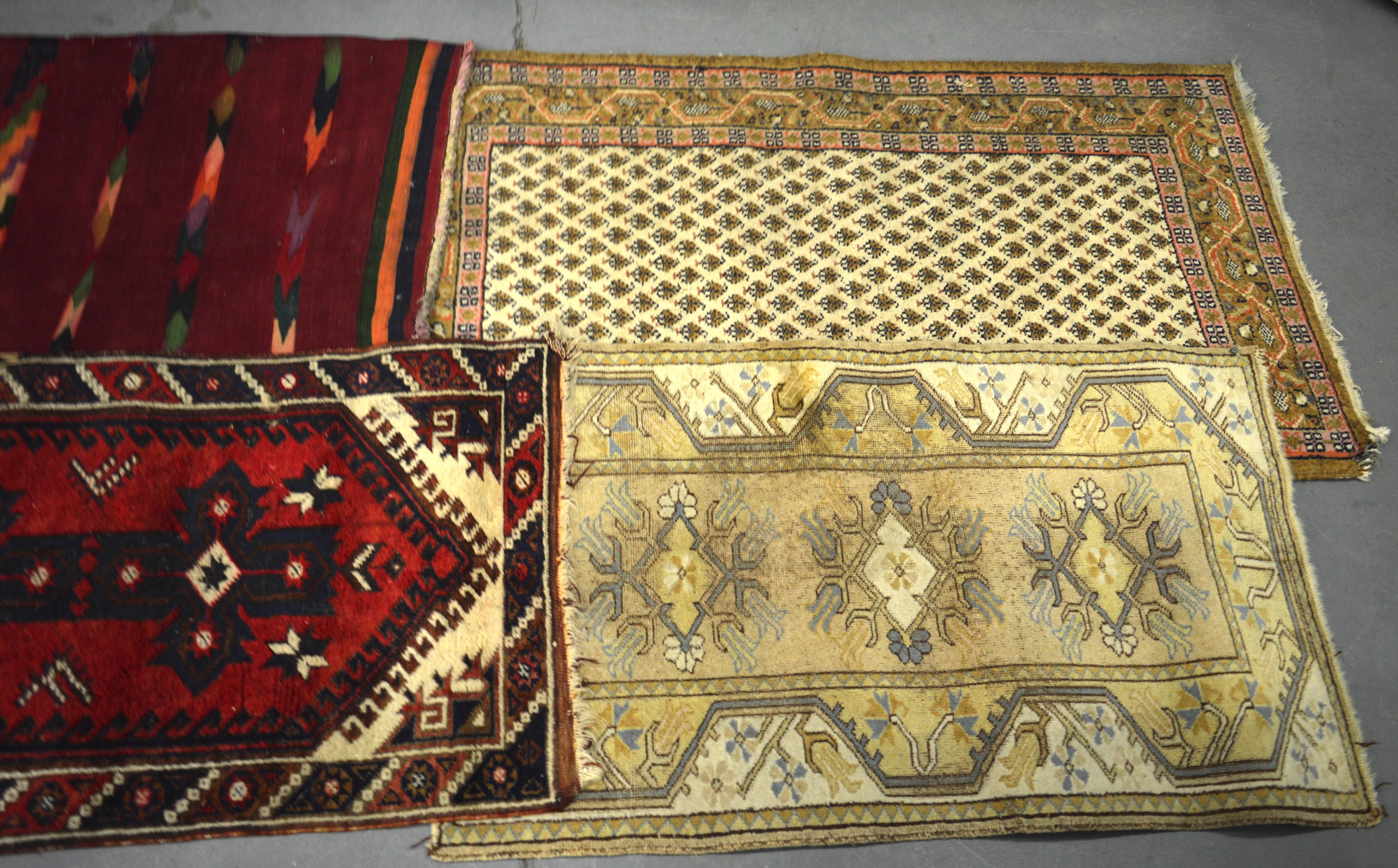 A GROUP OF FIVE RUGS, of varying design. - Image 2 of 2