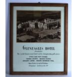 GLENEAGLES HOTEL, A Framed Photograph, of large proportions. 2ft x 1ft 7ins.