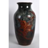 A LOVELY EARLY 20TH CENTURY CHINESE STUDIO POTTERY VASE the base signed Wei Chun, Wu Hua Tang, Ji