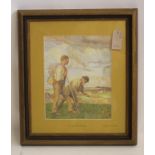 CIRCLE SIR GEORGE CLAUSEN R.A. R.W.S.R.I. (1852-1944), The Boy and The Man, watercolour and