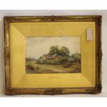 SYLVESTER STANNARD R.B.A. (1870-1951), A Bedfordshire Farm, watercolour, signed and inscribed "