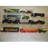Eight larger Corgi Classics commercial models, and two others, no boxes, G-E (10)