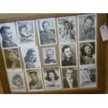 Fifteen signed photographs including Ellen Terry, Clarke Gable, Margaret Lockwood, Humphrey