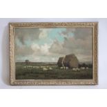 GEORGE GRAHAM R.S.W. R.I. R.B.A. (1881-1949), Autumnal Scene with Sheep Grazing, signed and