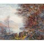 HERBERT F ROYLE (1870-1958), Autumn Loweswater, oil on canvas, signed, inscribed verso, 20 1/2" x