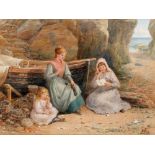 SAMUEL MCCLOY (1831-1904), "News from over the Sea", watercolour heightened with white, signed,