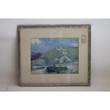 JOHN SMITH ATHERTON (1877-1943), Dales Landscape, oil on board, signed, inscribed verso, 12" x