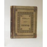 OSTELL'S NEW GENERAL ATLAS… a New Edition, 1833, Baldwin and Cradock; worn half calf over printed