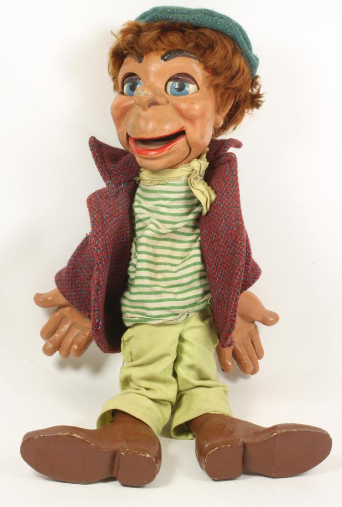 A Pelham ventriloquist's doll "Carrot Tops" from the film "Lily", with painted head, hands and feet,