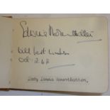 Lady Louis Mountbatten, autograph dated 1942, in album also containing autographs of H.R.H. Princess