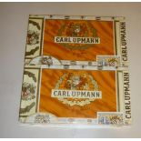 Ten Carl Upmann Amarillos, in silver tubes, in two sealed boxes, in cellophane