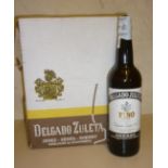 Six bottles Delgado Zuleta Fino Sherry (OC)