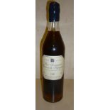 One bottle 1940 Bas Armagnac Baron de Sigognac, bottled 14th September 2000