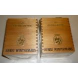Fifty Henri Wintermans Excellentes in two sealed boxes in cellophane
