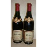 Two bottles 1961 Pommard, Coron Pere et Fils