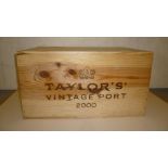 Twelve bottles 2000 Taylors (OWC)